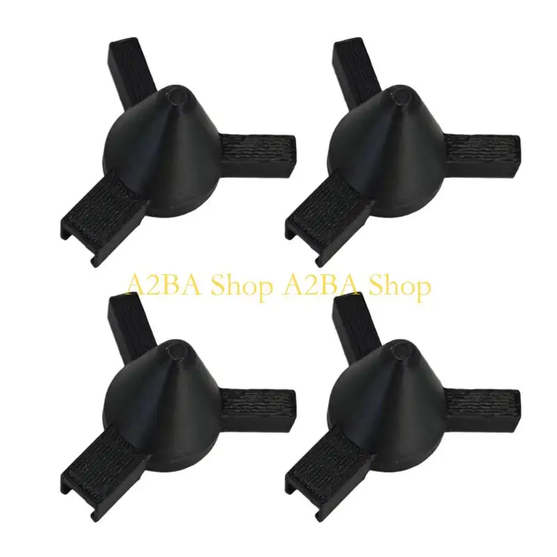 A2BA Ground Clearance Support Feet for Avata 360, 4 Piece Black Landing Accessory Set for Uneven Outdoor Ground Contact and