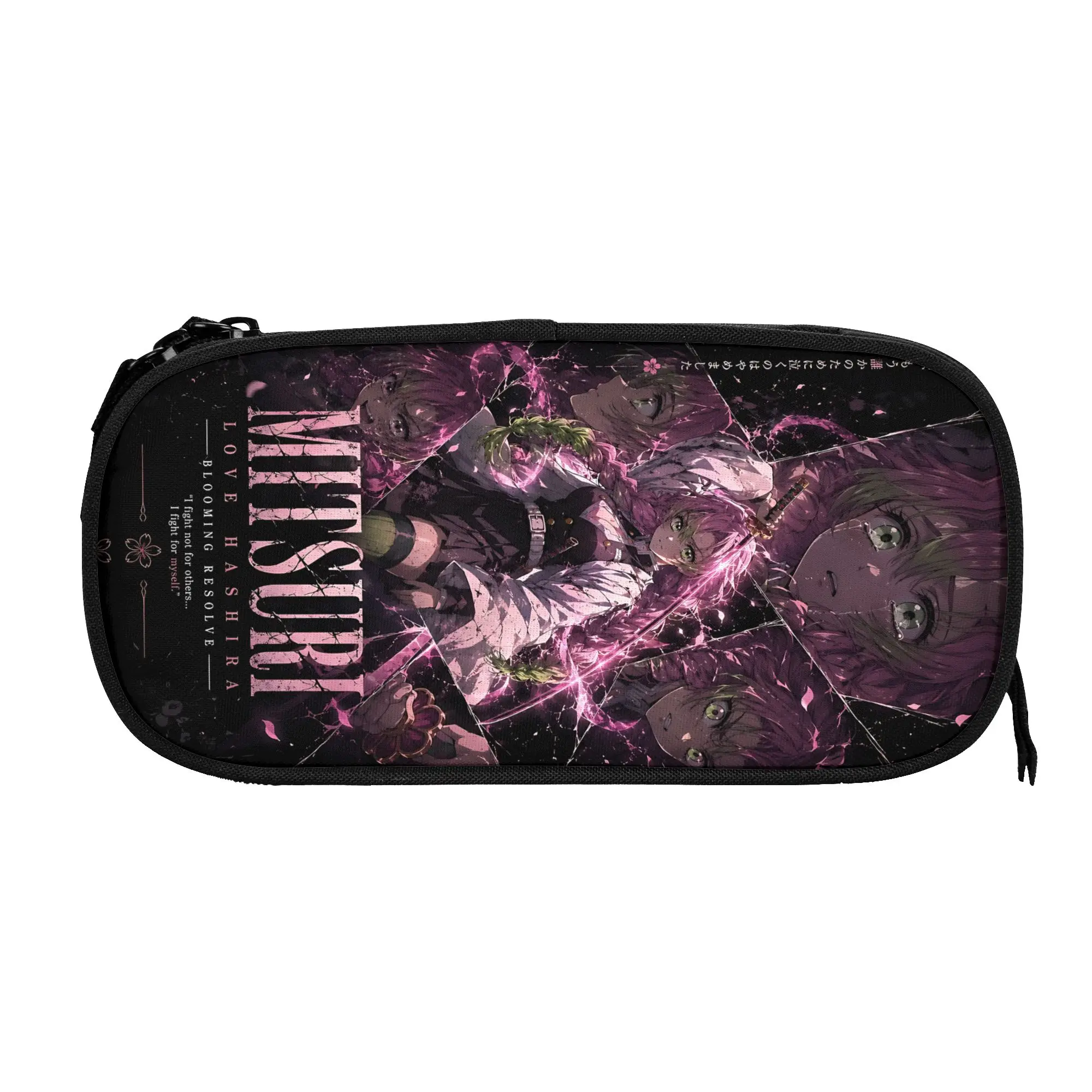 Custom Halloween Demon Slayer Large Capacity Bags for Child  School Pencil Bag for Boys Gilrs Kids