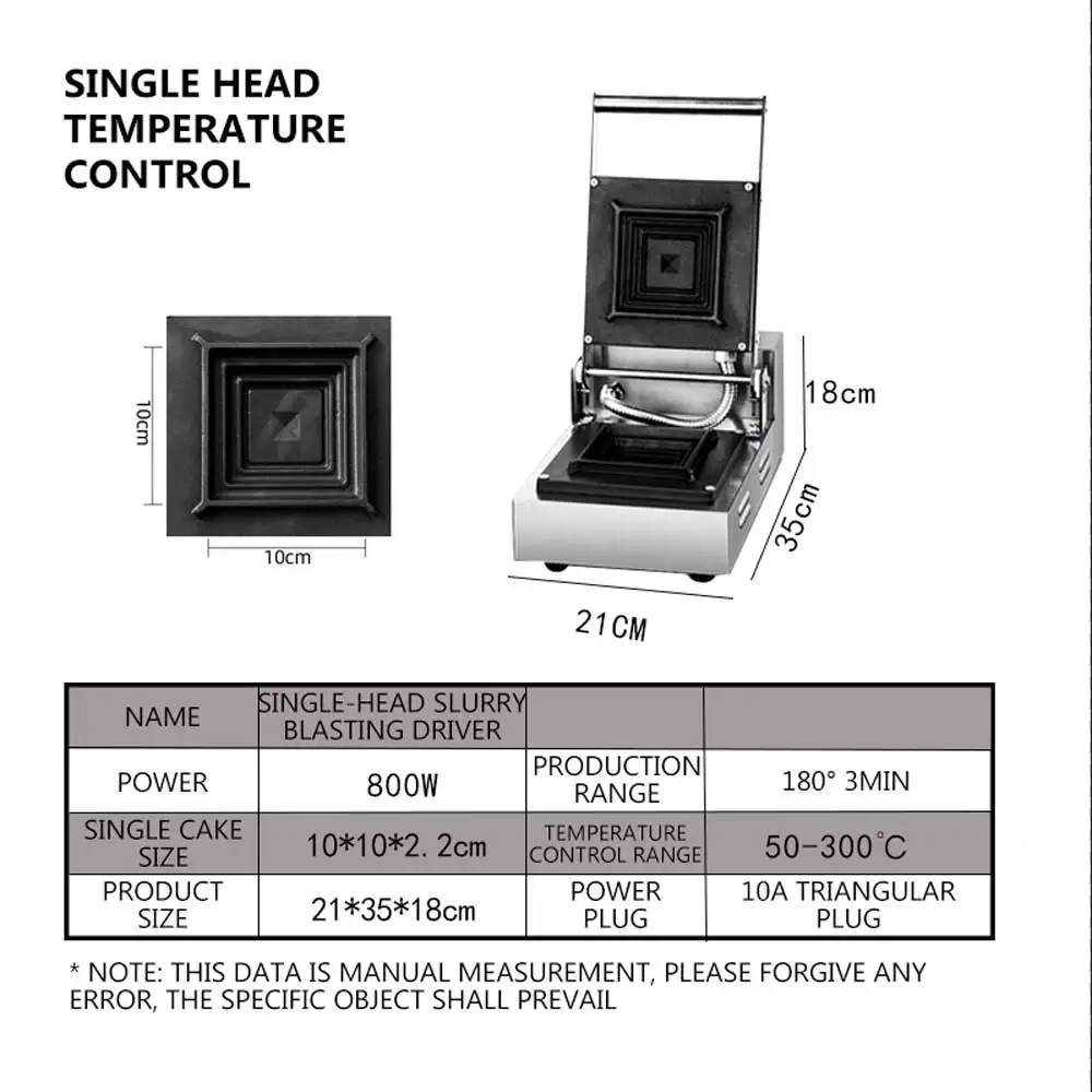 Version Waffle Machine Sandwich Maker Commercial Thermostatic Heating Pancake Machine Beakfast Wafelijzers