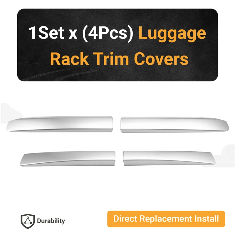B43C For BAIC Shenbao X65 Car Front And Rear Luggage Rack Trim Covers Luggage Rack End Cover Decorative Strip A00106924