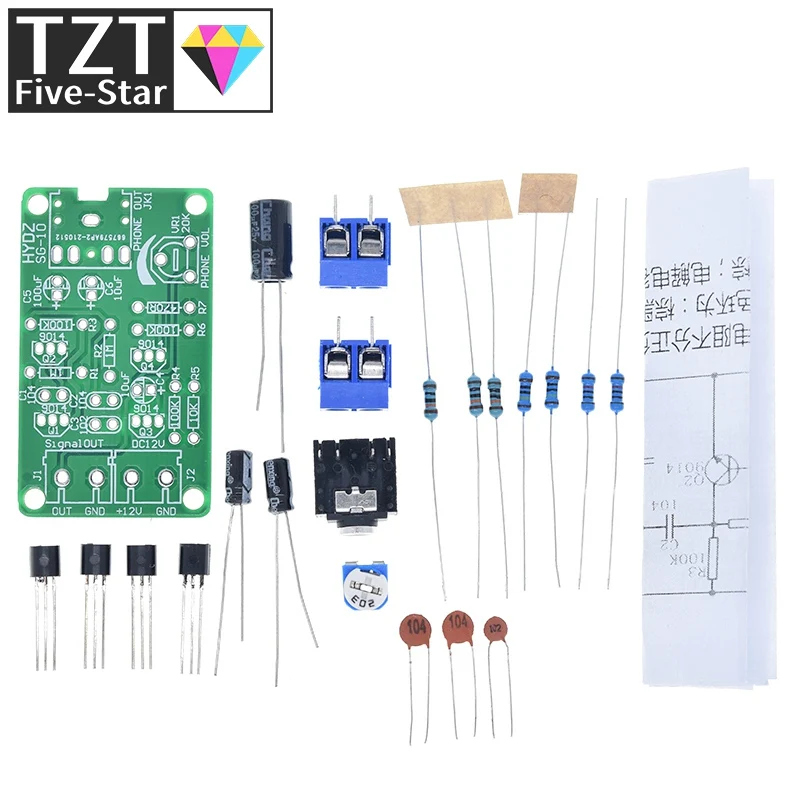 White Noise Signal Generator DIY Kit Electronic Kit 2-Channel Output for Burn-in Test Therapy on Insomnia Noise Generator