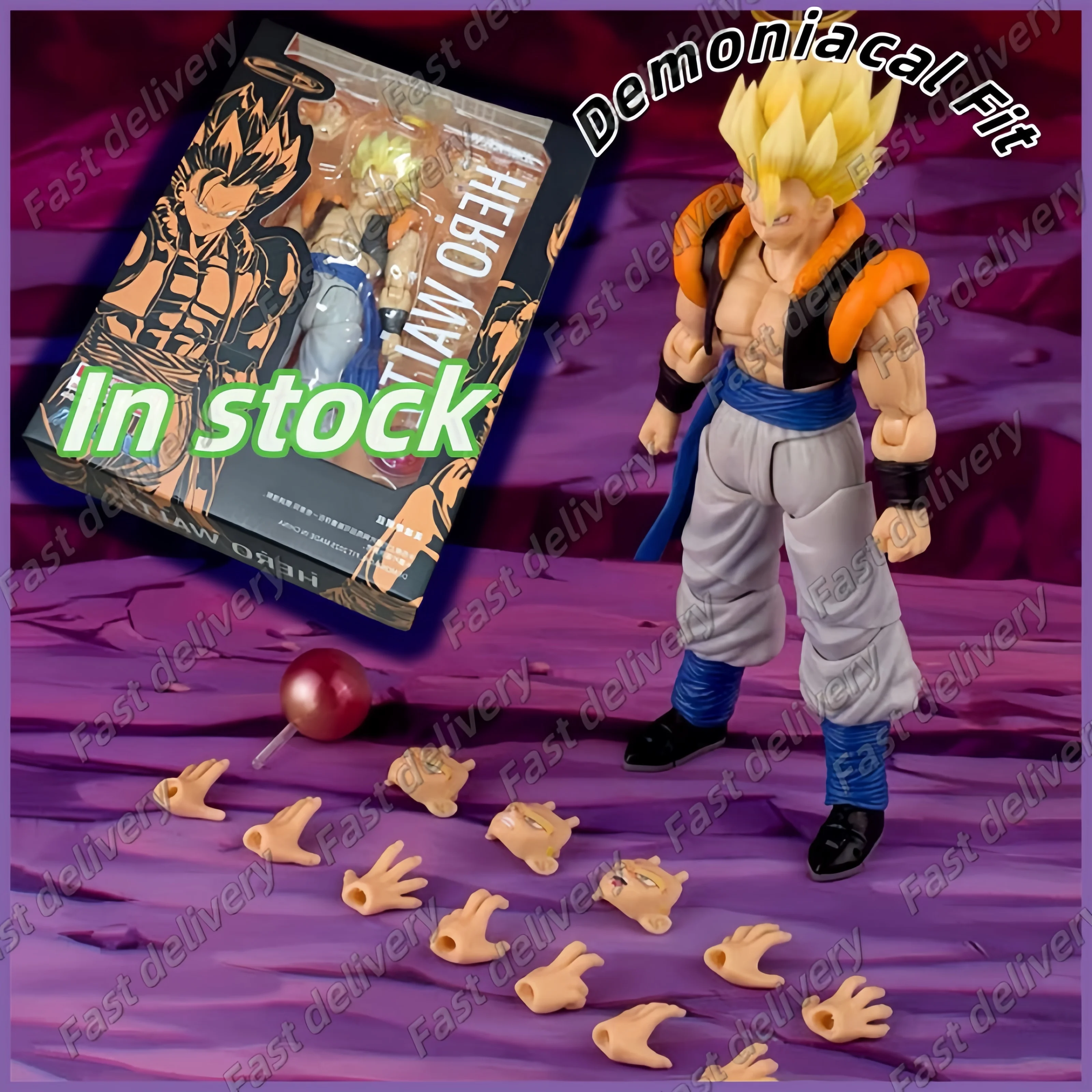 

Новый Demoniacal Fit Gogeta 3.0 Body Dragon Ball Z Фигурка Dbz Shf Gogeta Super Saiyan Фигурка Аниме Фигурки Модель Игрушка в подарок