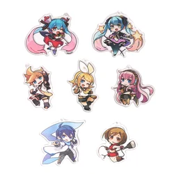 VOCALOID Anime Hatsune Miku Rin REN vivian kito gioco portachiavi in acrilico giocattoli regalo