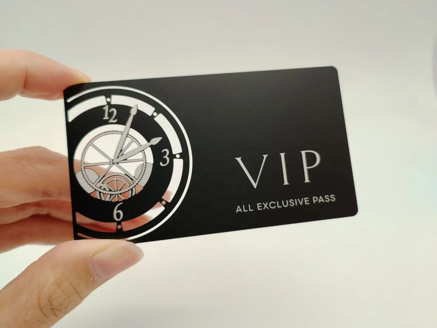 Customized query Wholesales Custom Printing Laser Engraving Logo Stainless Steel Metal Card Black Metal Business Cards for Exclu