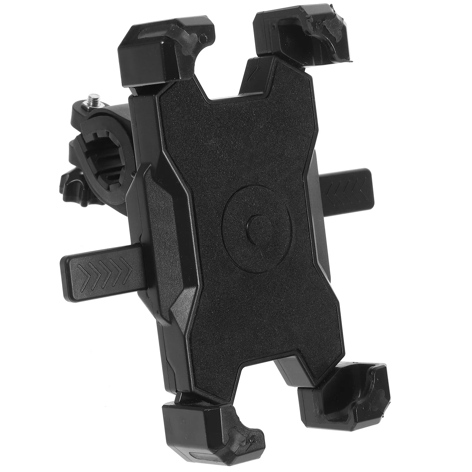 Fully Rotatable Phone Mount for Bike Scooter Stroller Wheelchair Shopping Cart Handlebar Hook Loop Strap Easy Install Remove