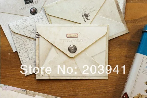 

24Pcs 100x80mm restoring ancient ways free creation envelope Stationery gift Paper School Supplies 100*80MM