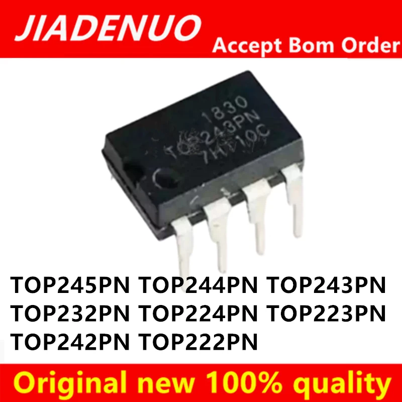 (10PCS)100% New TOP245PN TOP244PN TOP243PN TOP242PN TOP232PN TOP224PN TOP223PN TOP222PN DIP-7 Chipset