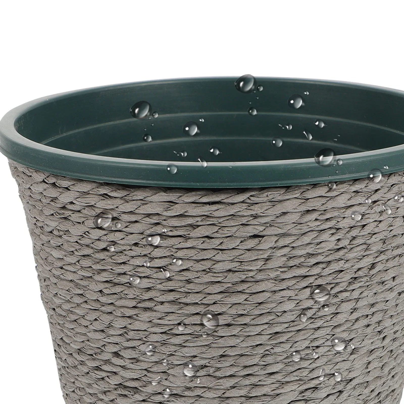 

Mini Plant Potted Storage Basket Office Pots Indoor Decorative Plastic Flower Holder