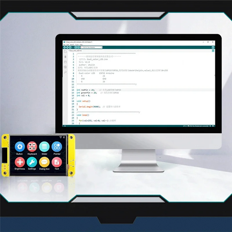 Y06A ESP32 Papan Pengembangan WiFi Bluetooth 2.8 Inci 240X320 Tampilan Pintar Modul TFT Layar Sentuh