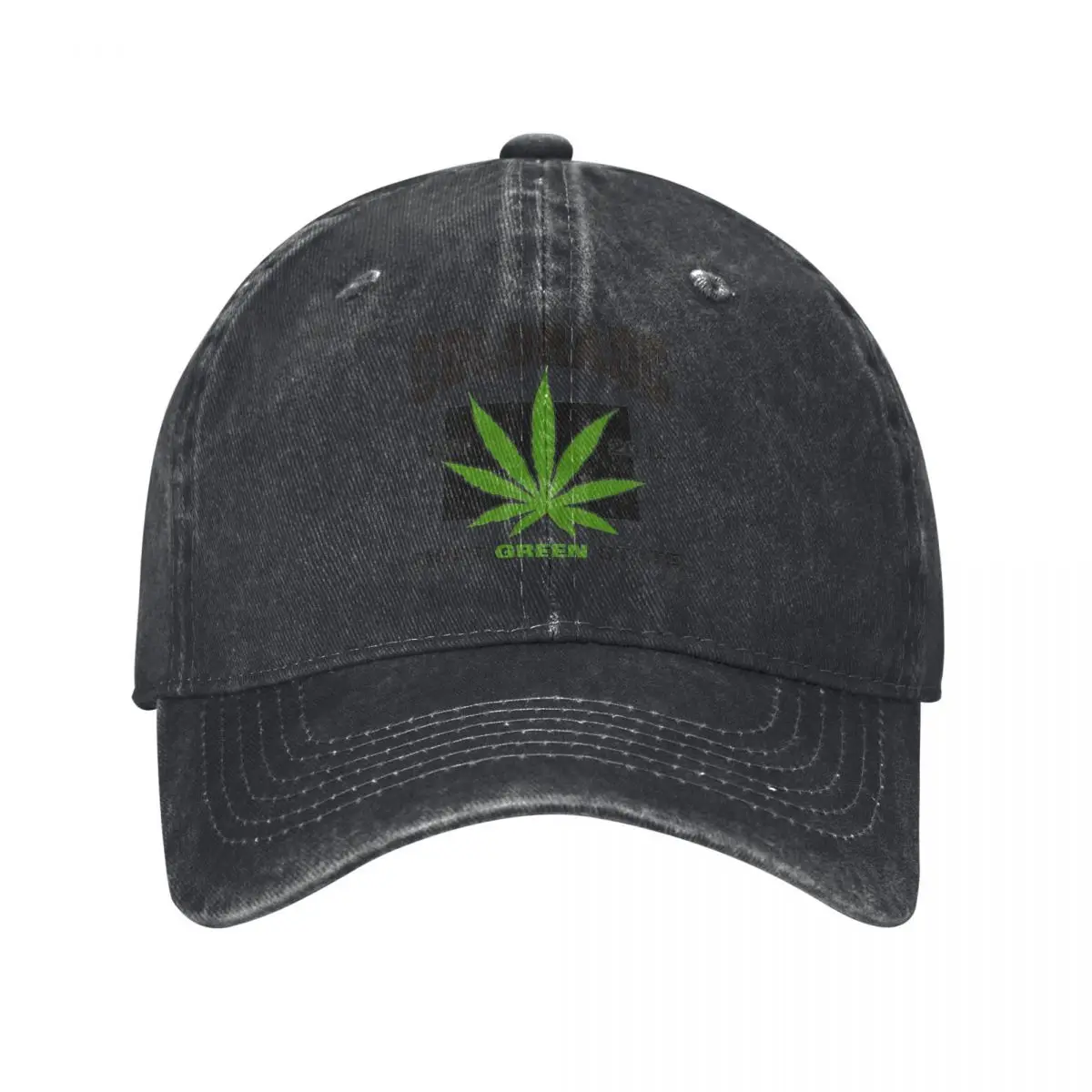 Pure Color Dad Hats Colorado Marijuana Weed Women's Hat Sun Visor Baseball Caps Cannabis Peaked Cap