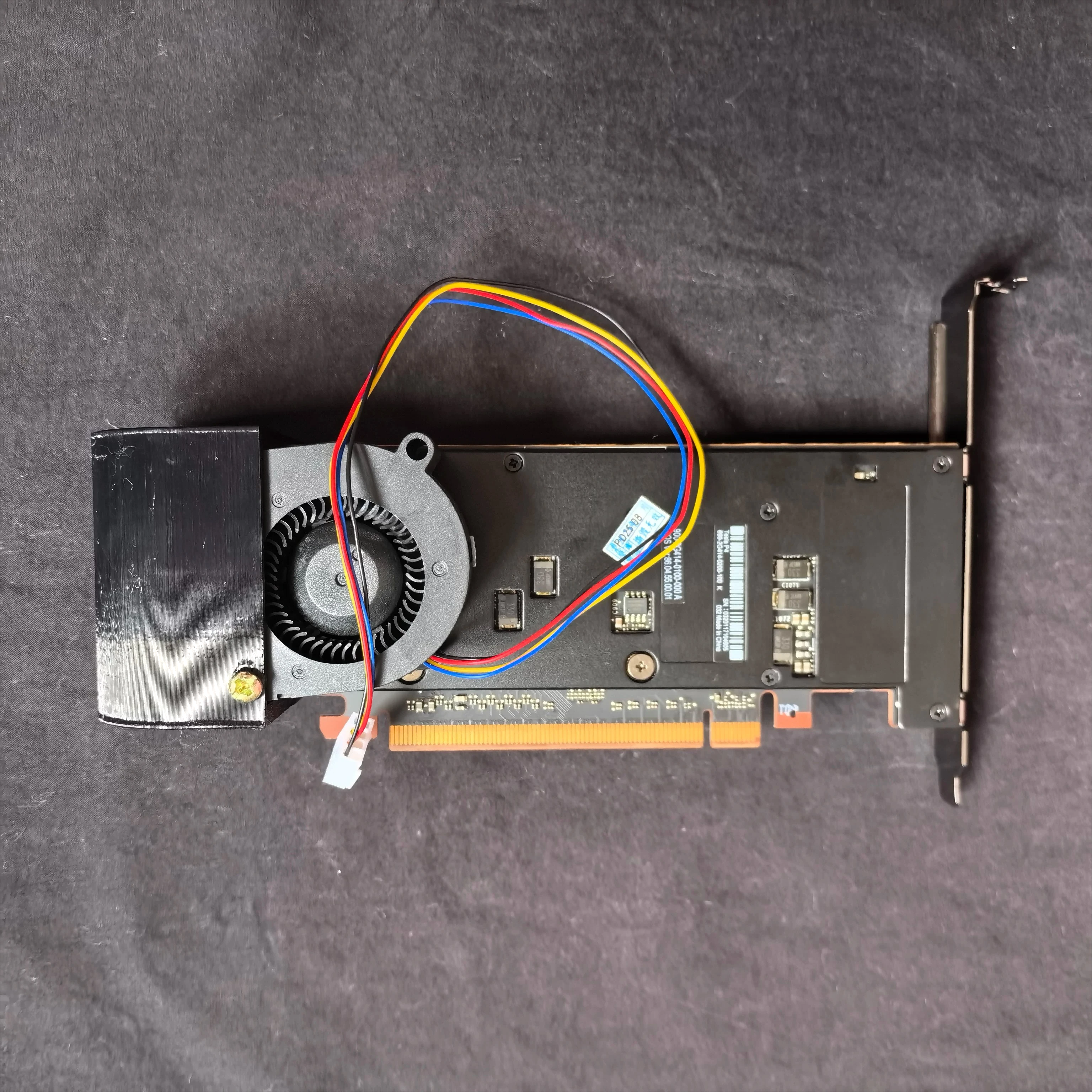 Universal U-Shaped Turbo Fan Cooler for NVIDIA for Tesla P4 / T4 / M4 / L4 / A2 Graphics Cards - view 5