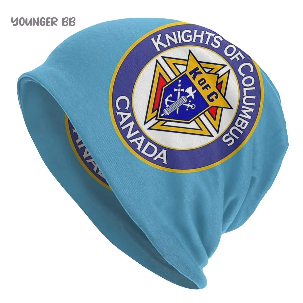 Knights of Columbus Caps Vintage Street Skullies Beanies Hat Adult Men's Knit Hat Men Women Female Winter Warm Elastic Bonnet