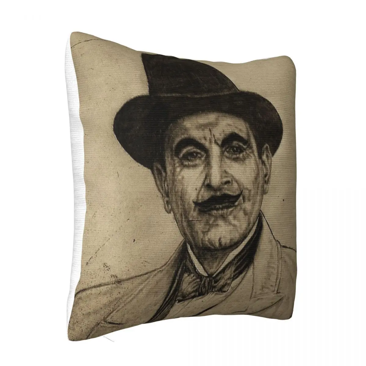 Hercule Poirot David Suchet Pillowcase Home Decor Items Covers For Bed Pillows Pillow Case Pillow Cover