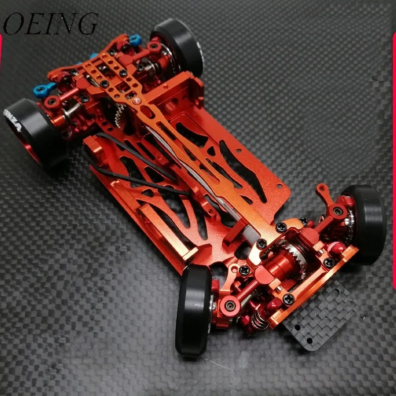 OEING Rc Car MINI-Q9 Luxury Full Metal Drift Mosquito Car Frame Motor Brushless Rc Wheels Transmitter Z4 Full Set