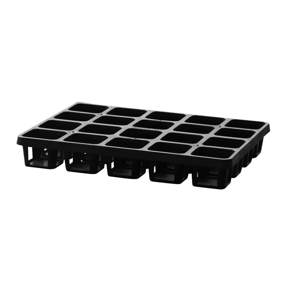

Nursery Pot Tray Square Hole Plastic Germination Rack Plant Starter Holder Seedling Growth Stand Grown Pots Storage Gardening