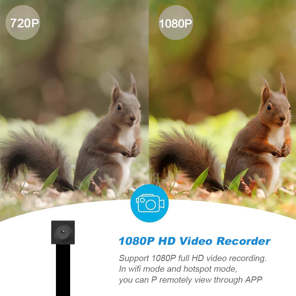 Mini Camera HD 4K 1080P Wifi IP Micro Camcorde Portable Wireless Module Video Recorde Support Remote View P2P Camera