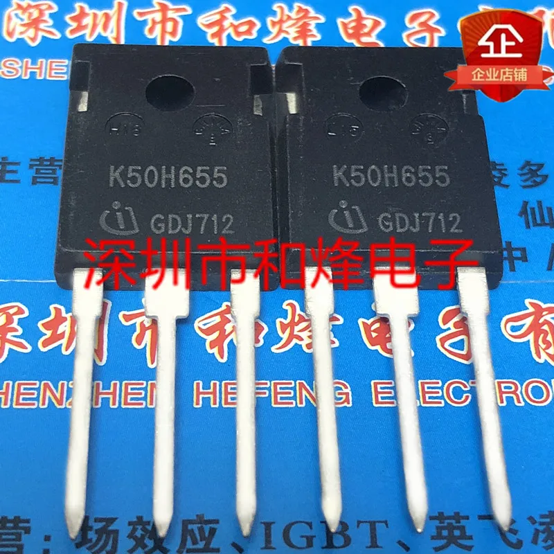 5PCS-10PCS K50H655 IKW50N65H5  TO-247 650V 50A   Best Quality  Fast Shipping Quality