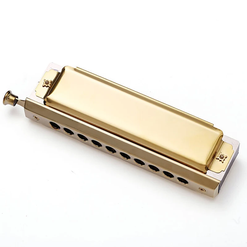 Swan Chromatic Harmonica 10-Holes Mouth Organ Professional Armonica 10 Hole Instrumentos Key C Music Harp Musical Instruments