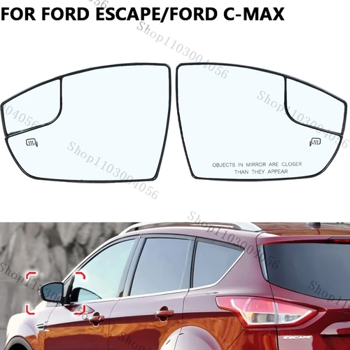 Imagen 1 del producto Para Ford edición estadounidense Escape 2013 2014 2015 2016 c-max 2013-2018 lente de espejo retrovisor de coche con calefacción CJ5Z17K707B CJ5Z17K707G