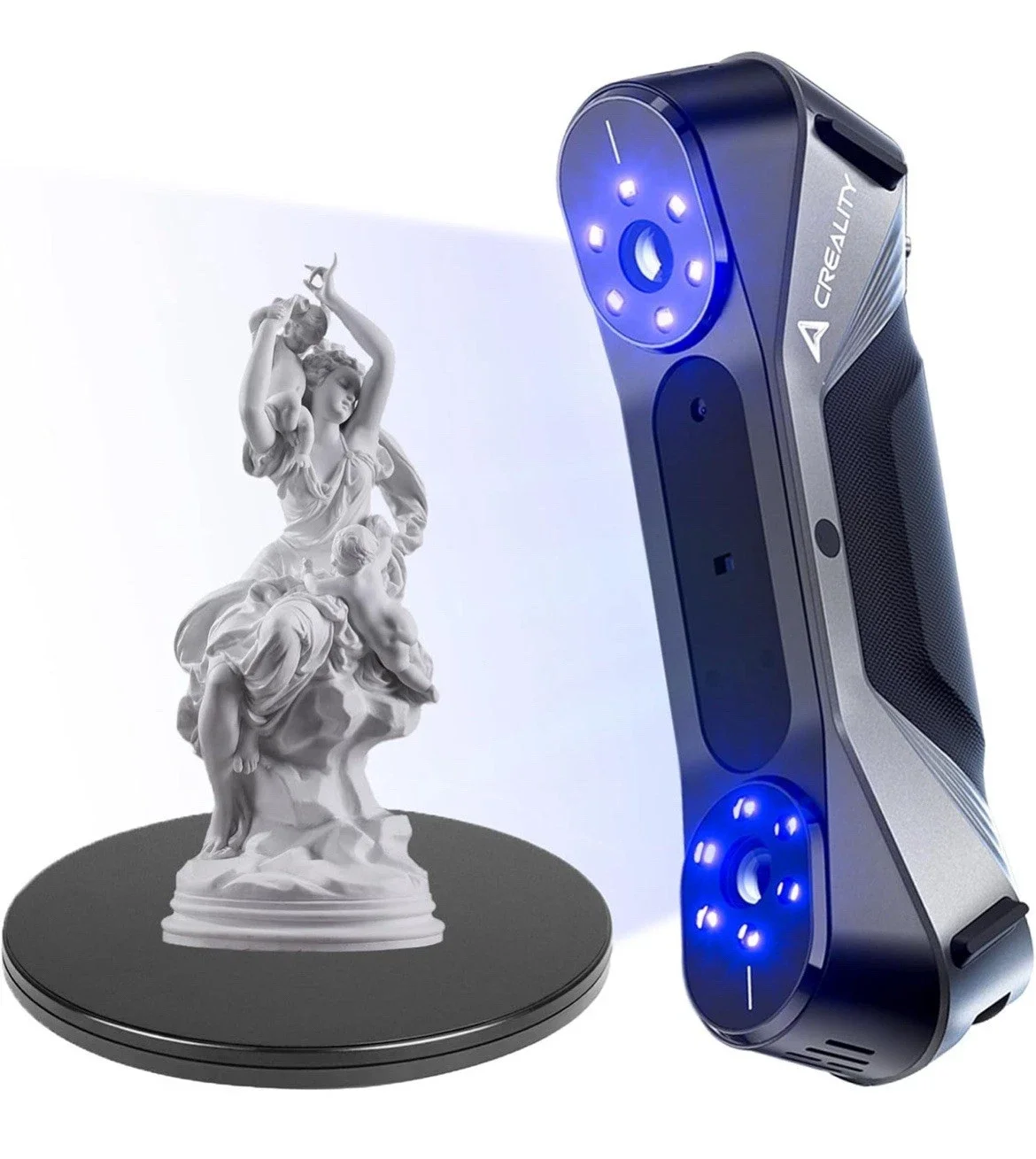

Ready To Ship CR-Scan Raptor Handheld Industrial Blue Light Anti-Shake Tracking Up To 60FPS Scan Speed 3D Scanner