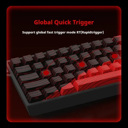 Imagen 2 del producto FGG MAD60 Gaming RGB teclado de eje magnético juego dedicado tecla completa intercambio en caliente respuesta rápida nivel de entrada teclado para juegos personalizado