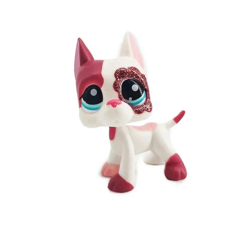 real lps littlest pet shop  hasber  toys dog shorthair Pink cat shepherd shepherd dachshund great dane black white shipping