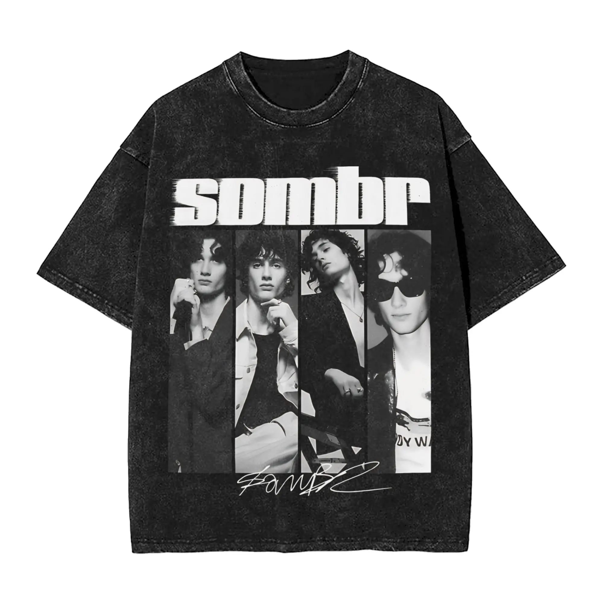 Summer Sombr Youare The Reason World Tour 2026-2027 Washed T Shirt Apparel Harajuku T-Shirts  for Men Women Tee Shirt