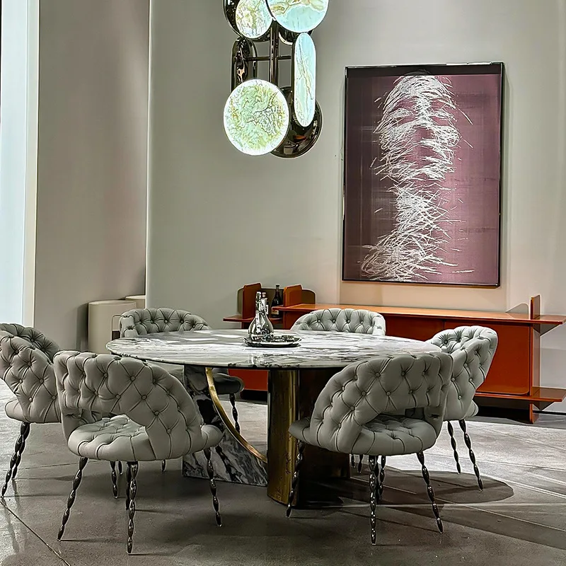 كرسي طعام راقي للترفيه كرسي خلفي للمنزل كرسي تفاوض لغرفة المعيشة الإبداعية #2