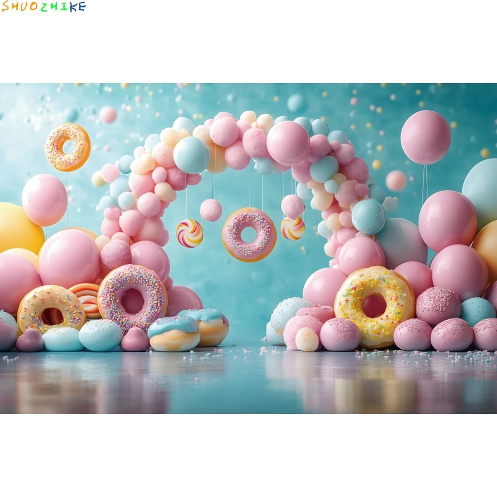 Подводный мир, украшения для дня рождения, фон в виде ракушки, арки, Русалочки, принцесса для девочек, вечерние фон для фотосъемки