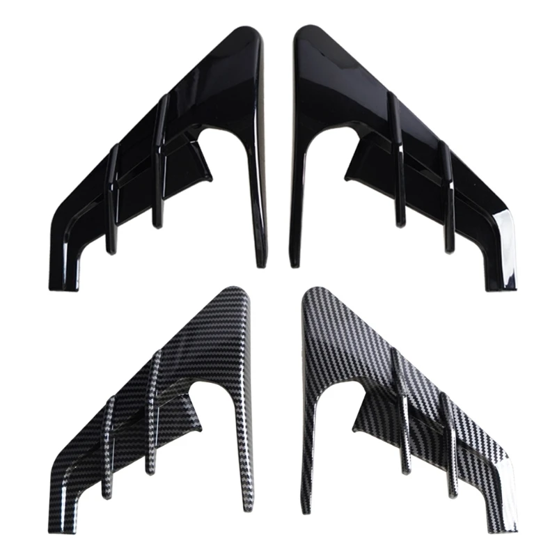 Compatible for Model 3 Camera Flanks Decorative Protection Dust Spoiler Cover Trim Car Side Markers Spoiler Wing Panel