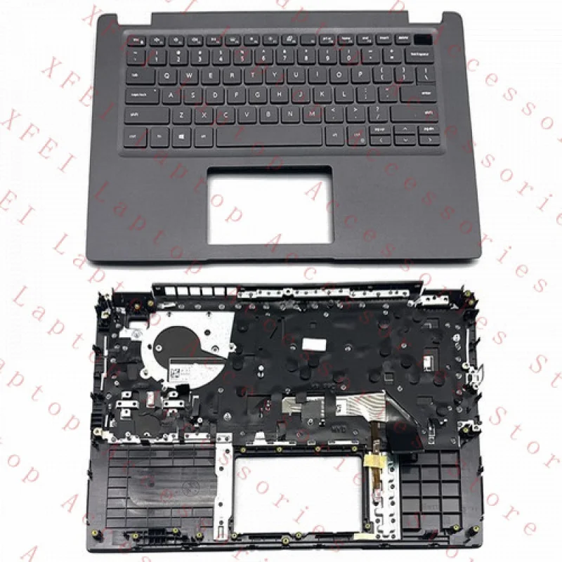 

F Palmrest For Dell Latitude 3410 E3410 Keyboard W/Backlit 00MC2P Upper Case Black