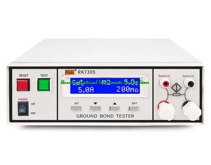 REK RK7305 Programmable Earth Resistance Tester/Grounding Resistance Tester 0~510mΩ, 30A