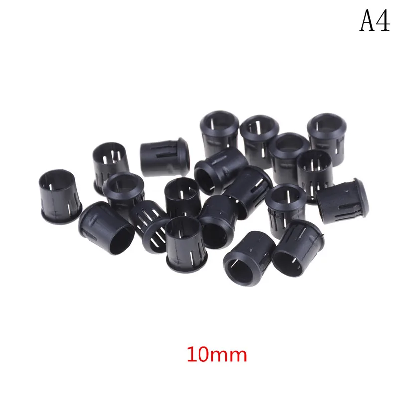 Support de Diode LED en Plastique Noir, réinitialisation Noir, Lunette, Prise, Utile pour Diodes Électroluminescentes, 3mm, 5mm, 8mm, 10mm, 20 Pièces