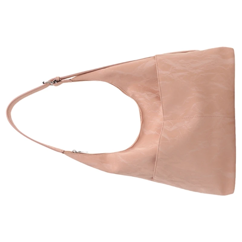 Women Armpit Bag PU Leather Handbag Large Capacity Shoulder Bag Shopping Bag E74B