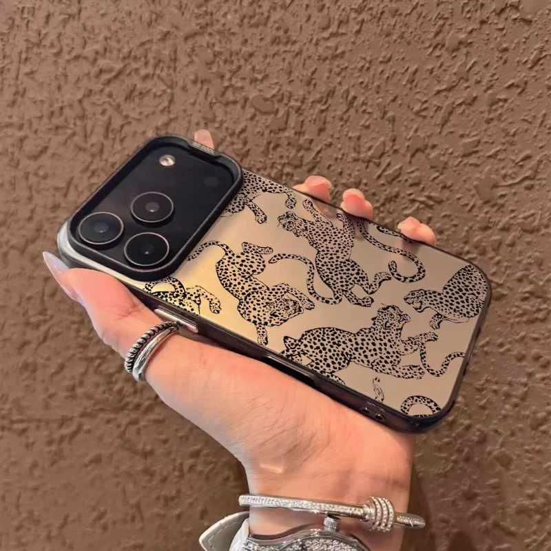 الوردي ليوبارد طباعة نمط جراب هاتف ل Realme C75 C35 C53 C65 C55 C33 C31 C21 C20 9 10 11 12 13 14 15 برو زائد الصلب IMD غطاء #4