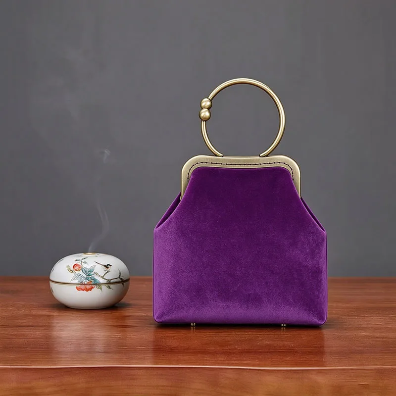 NEW Original Handmade Bags Vintage Classic Women Bag Top Handle Bags Women's Handbags Purses Chain Women Shoulder Crossbody Bag