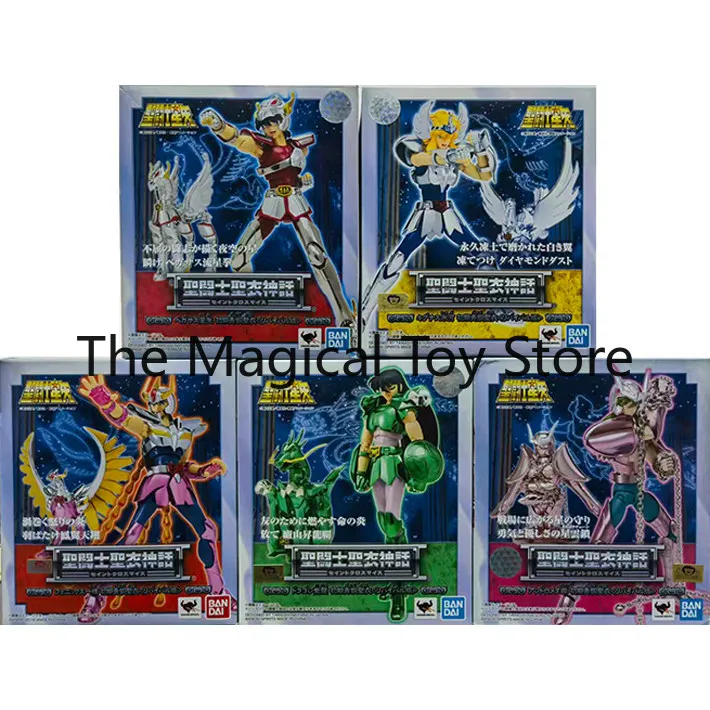 

Original Bandai Saint Cloth Myth Series: First Generation Bronze Cloths - Seiya, Hyoga, Ikki, Shiryū Reborn Edition Toys