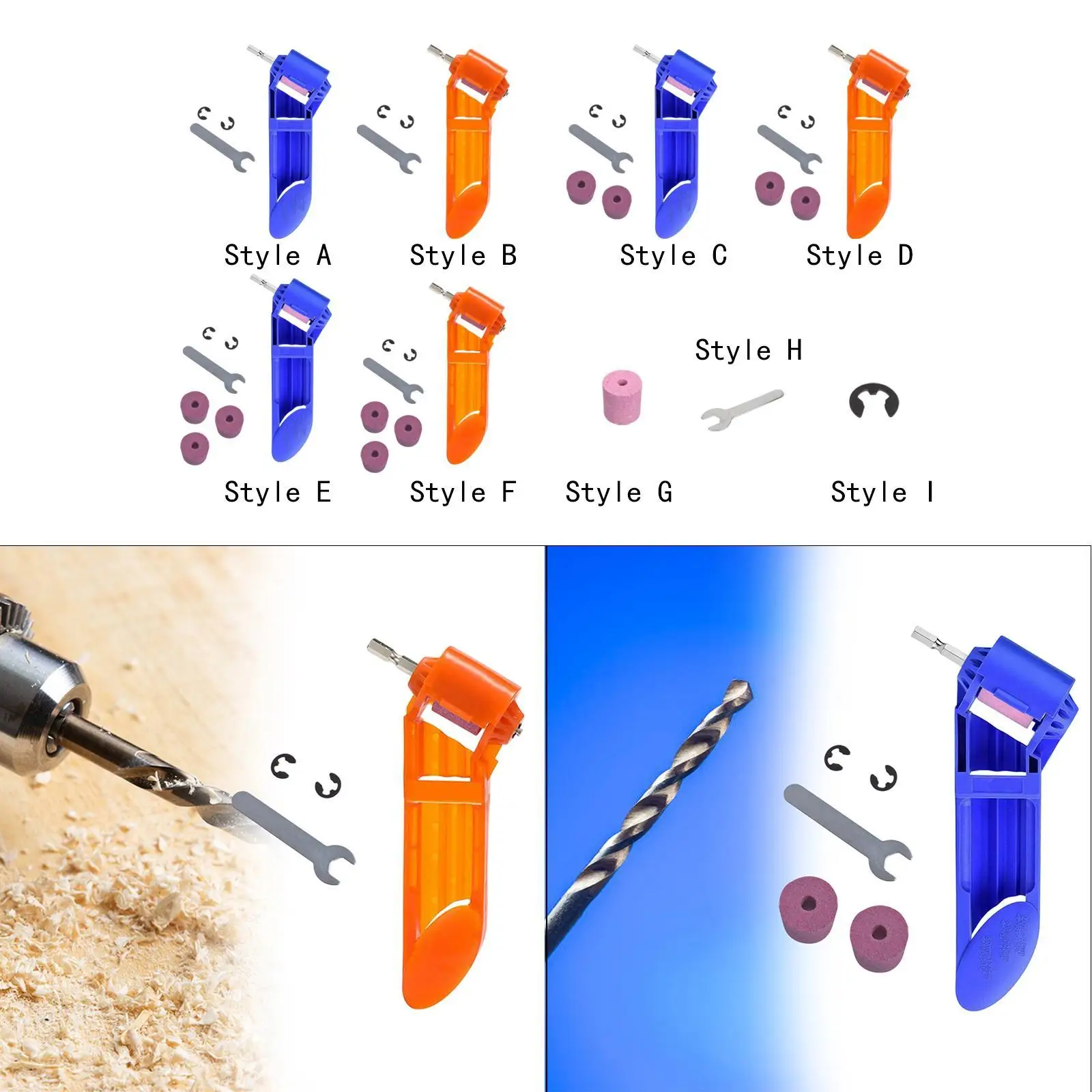 Drill Bit Sharpener for 2.0-12.5mm Iron based Drill Twist Drill Bit Grinder