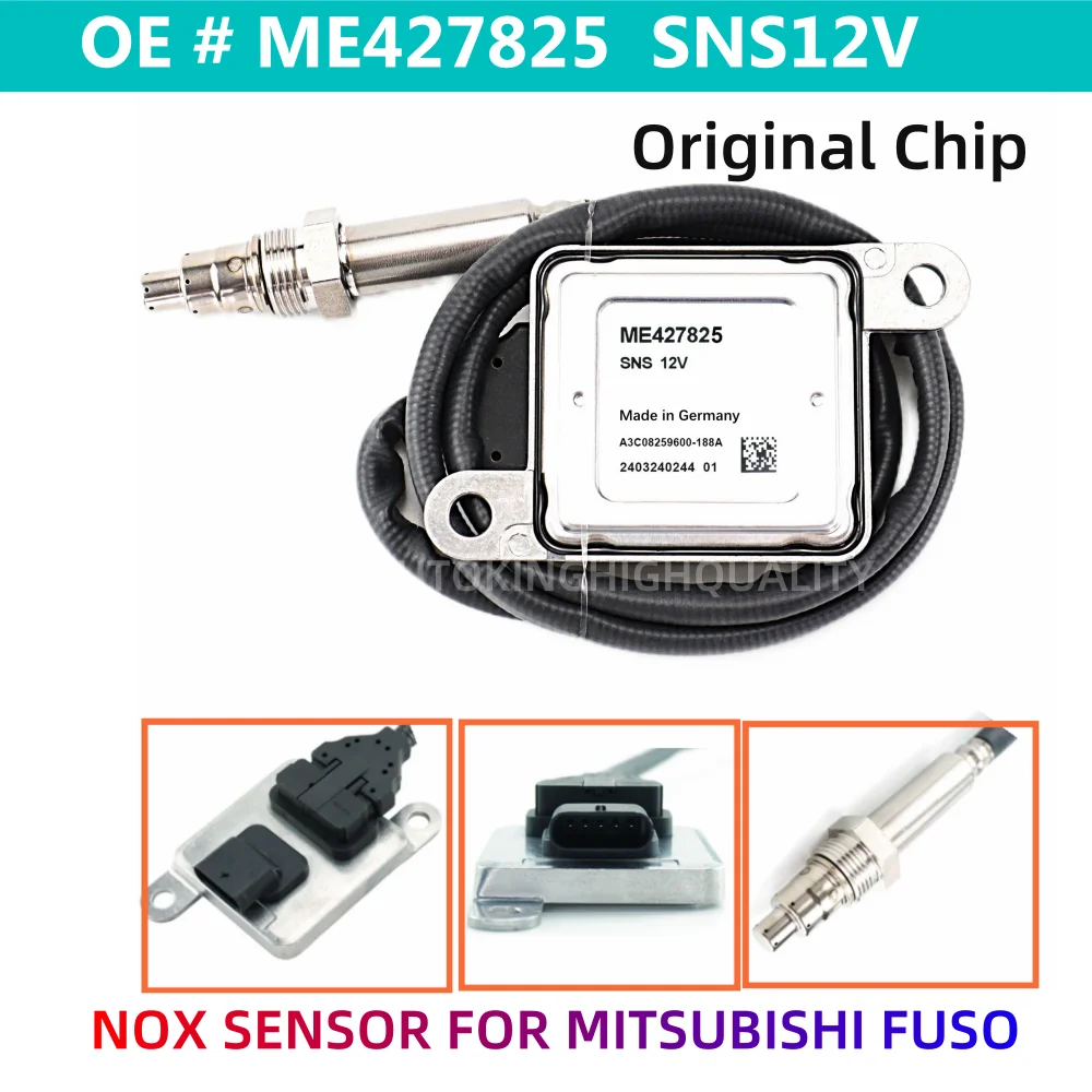Original Chip Nox Sensor ME427825 A3C08259600-188A Original New Nitrogen Oxide Sensor For Mitsubishi Fuso Truck 12V