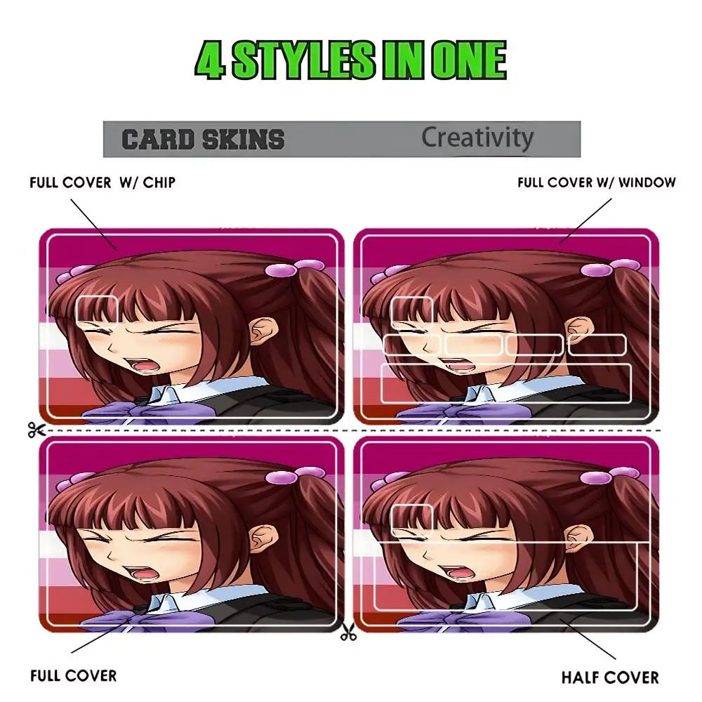 umineko no naku koro ni Credit Debit Bank Film Skin Sticker Front Cover