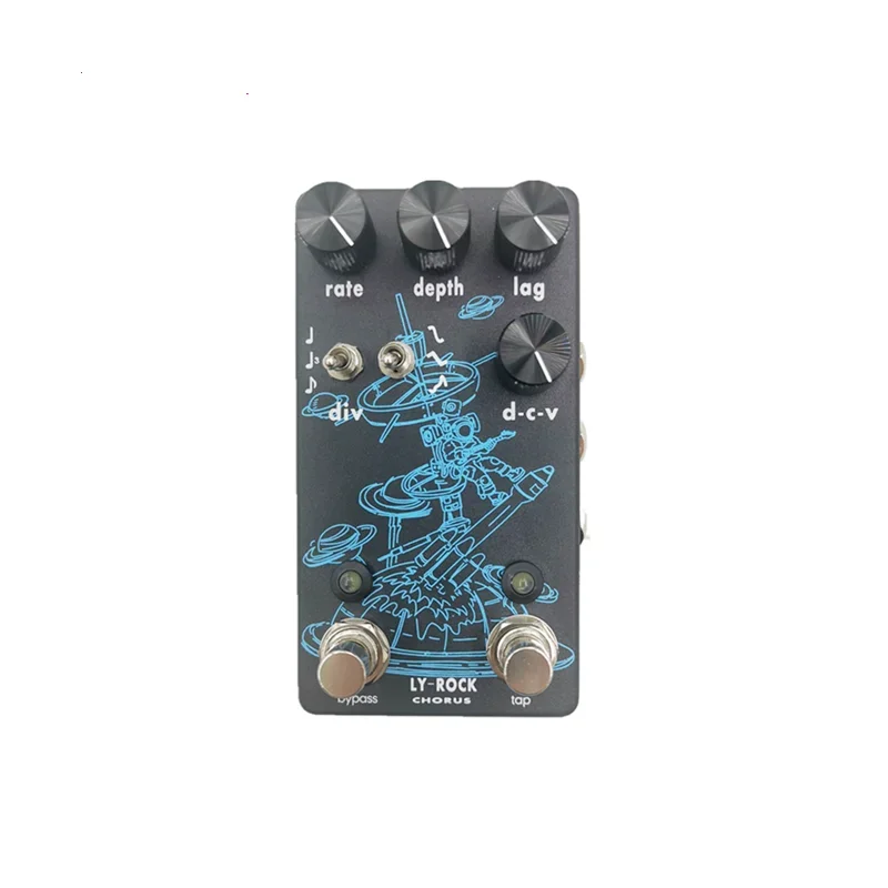 LY-ROCK Stereo Chorus Guitar Effects Pedal Replace For Walrus Audio Deluxe Chorus Effector 9V 100mA 1pc