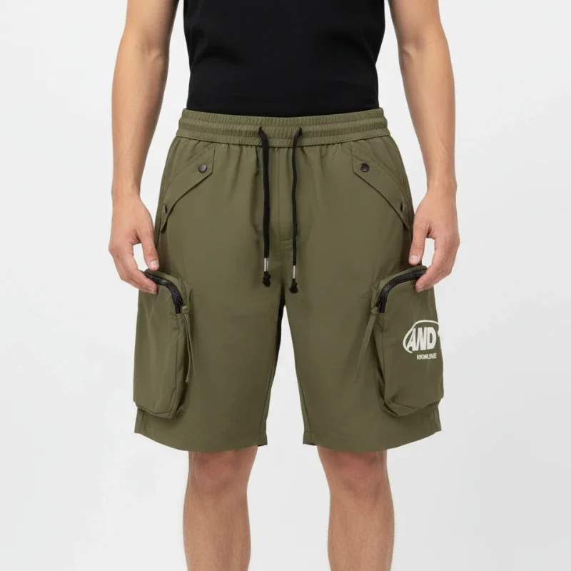 Shorts cargo masculinos de boa qualidade, shorts de praia de verão, calças plus size