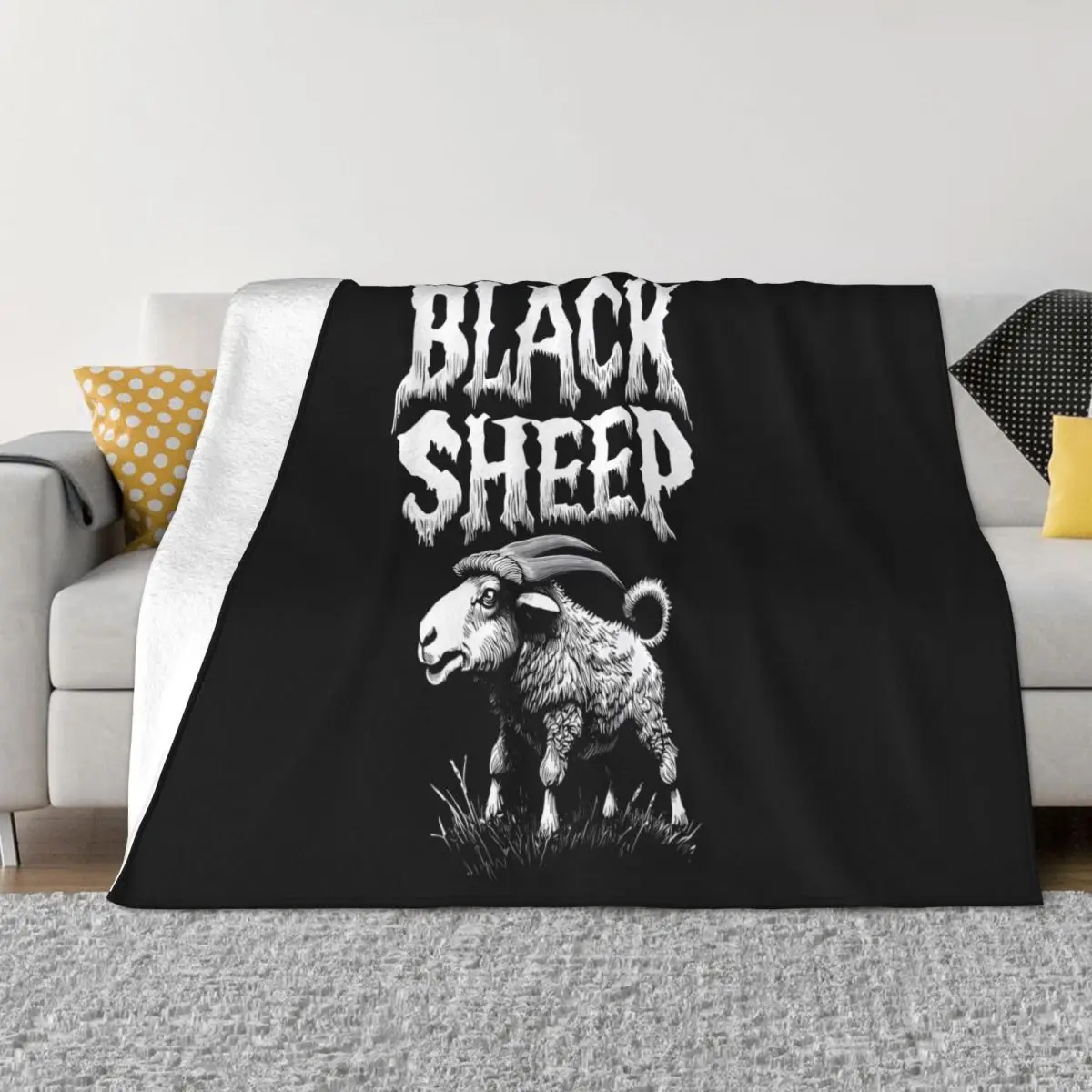 Black Sheep Quilt Blankets Winter Blankets Home And Decoration Throw Blanket