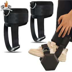 1Pair Dumbbell Ankle Strap Adjustable Ankle Weights for Glute Leg Workouts Cable Machine Attachments Gym Home Exercise Equipment