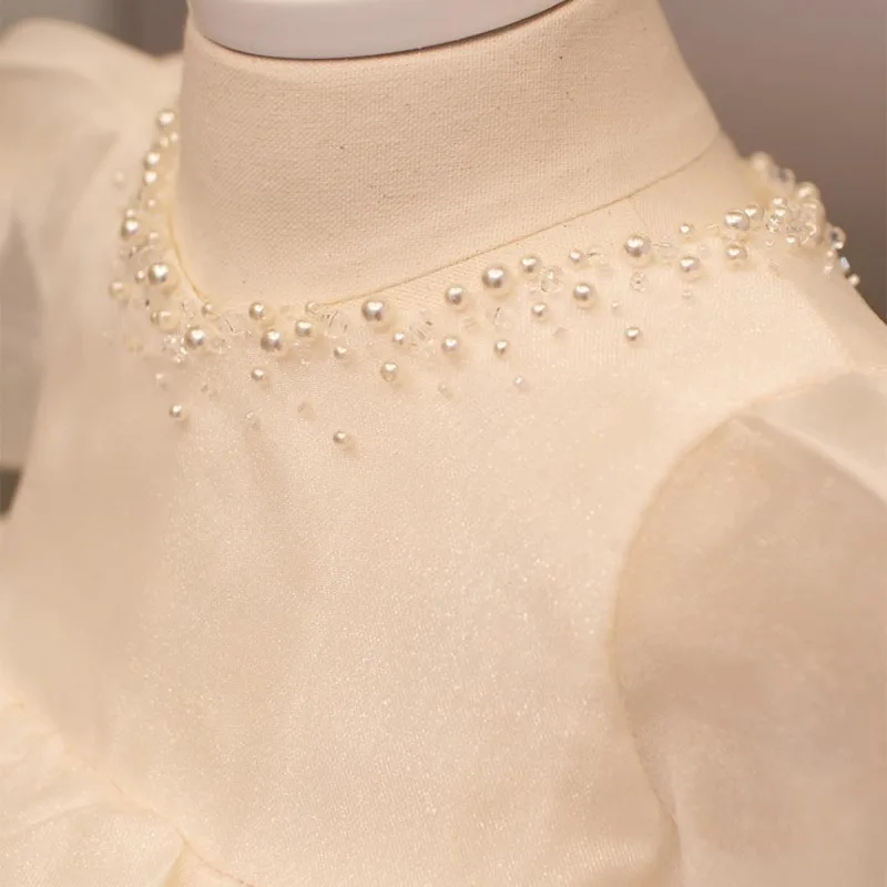 Girls' New Birthday Host Light Luxury High-End Wedding Dress Cake Dress Umbrella Princess Dress