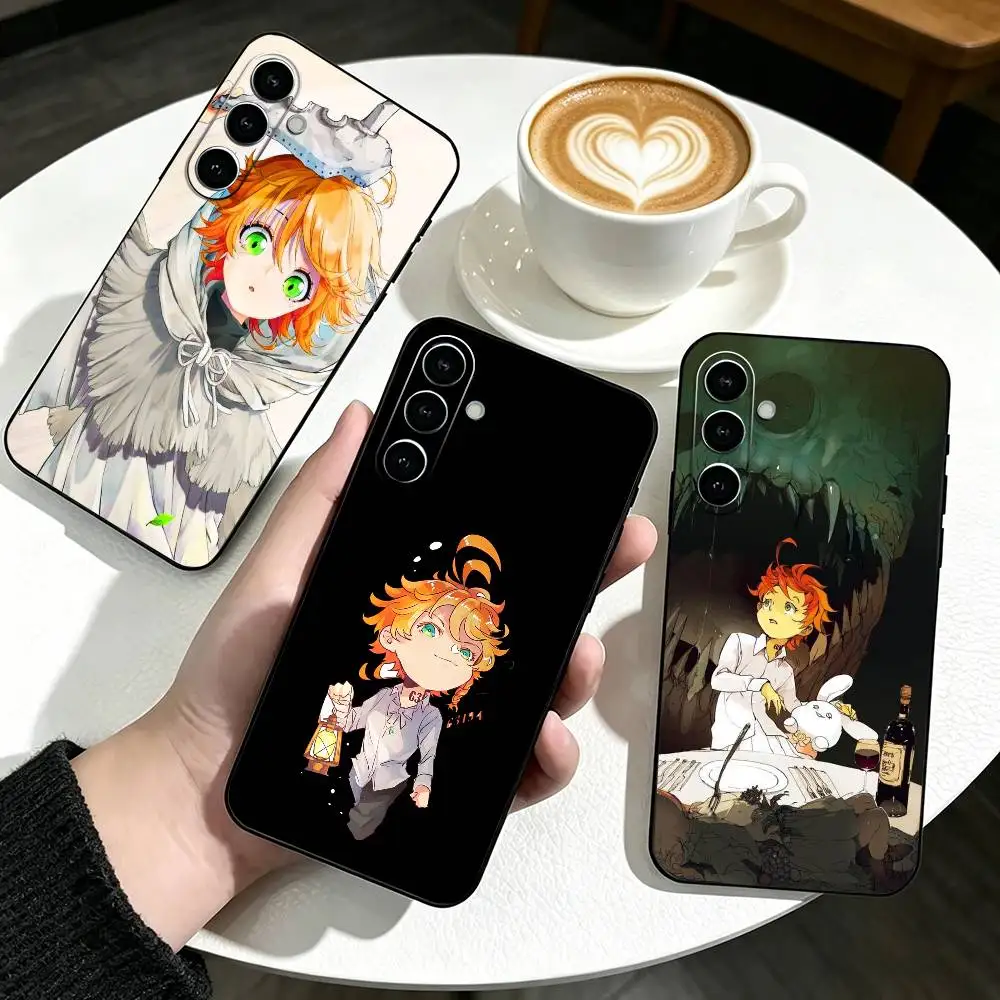 The Promised Neverland Emma   Phone Case For Samsung Galaxy A73,A72,A71,A70,A53,A52,A51,Soft Silicone Black Cover