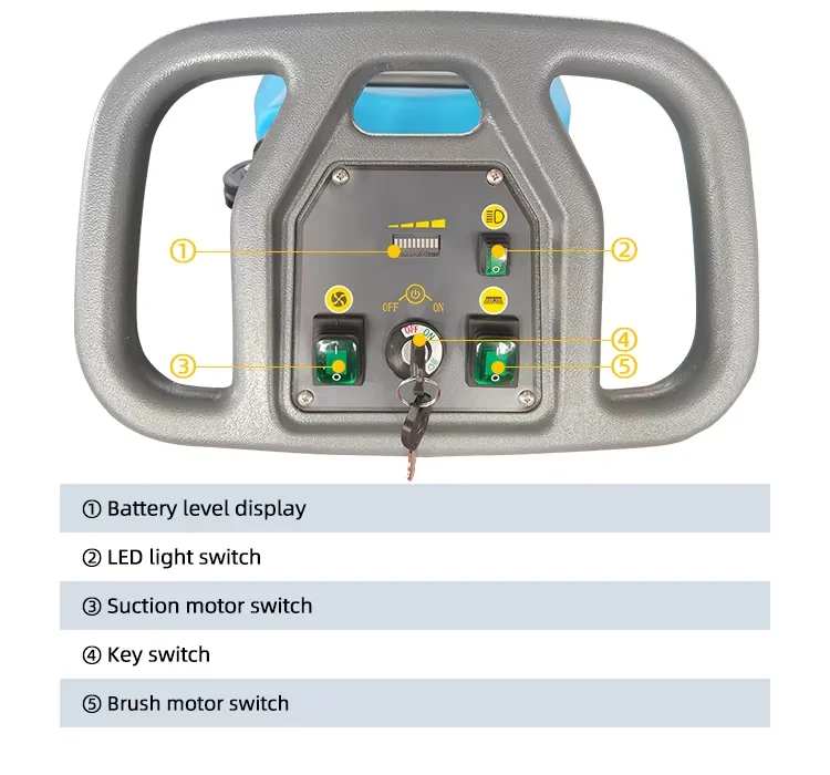 IronBee JX45 Популярная автоматическая ходячая коммерческая скруббер для пола, машина для мытья полов из мрамора и гранита