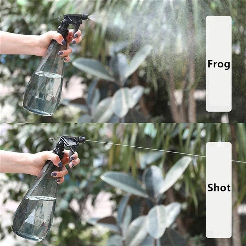 الترويج! 6 قطعة 1L زجاجة رذاذ فارغة ، بخاخ قابل لإعادة الملء مانعة للتسرب بخاخ متين زجاجات رذاذ فارغة للتنظيف والبستنة وما إلى ذلك