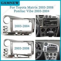 9 Inch Car Frame Fascia Adapter Android Radio Dash Fitting Panel Kit For Toyota Matrix 2 E140 Pontiac Vibe