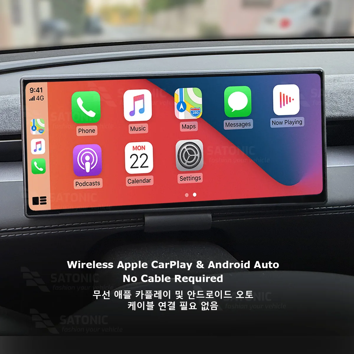 SATONIC ST89MAX Smart Dashboard Screen Display For Tesla Y 3 Highland New Model Y Juniper YL Support Carplay  Andriod Auto Navi